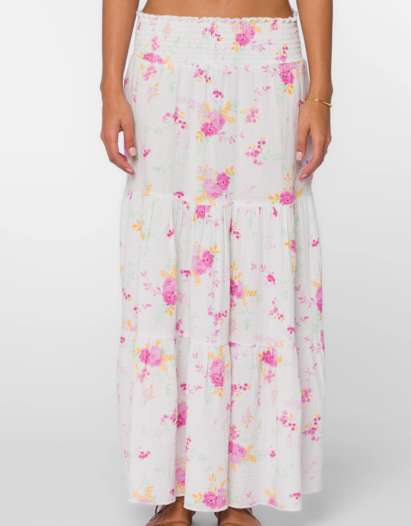 Velvet Heart Irene Pink Summer Roses Maxi Skirt