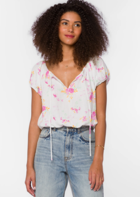 Velvet Heart Neema Pink Summer Roses Top *Only One Left - Medium*