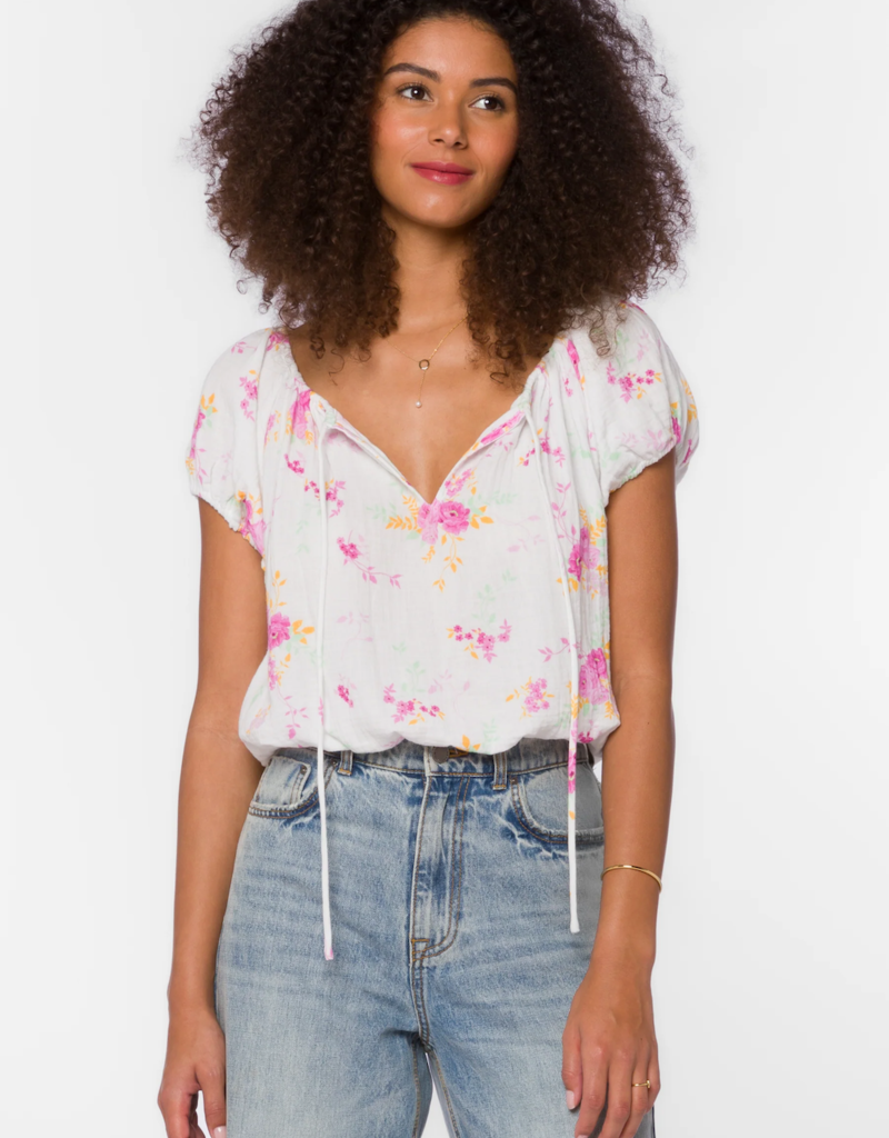 Velvet Heart Neema Pink Summer Roses Top
