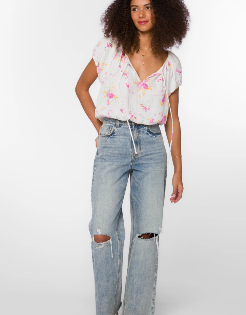 Velvet Heart Neema Pink Summer Roses Top