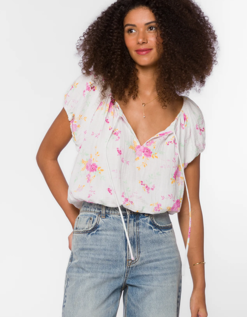Velvet Heart Neema Pink Summer Roses Top