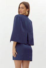 Adelyn Rae Maxine "V" Cape Dress (FINAL SALE)