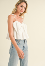 &Merci Jordell Bow Front Babydoll Cami Top