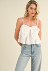 &Merci Jordell Bow Front Babydoll Cami Top