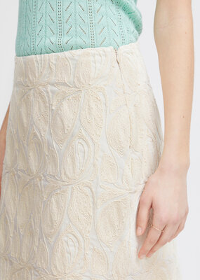 Atelier Reve Bera Cotton Embroidered Skirt