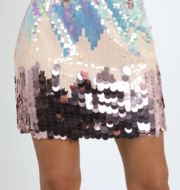 Adelyn Rae Bayley Paillette Mini Skirt *Only One Left - Small*