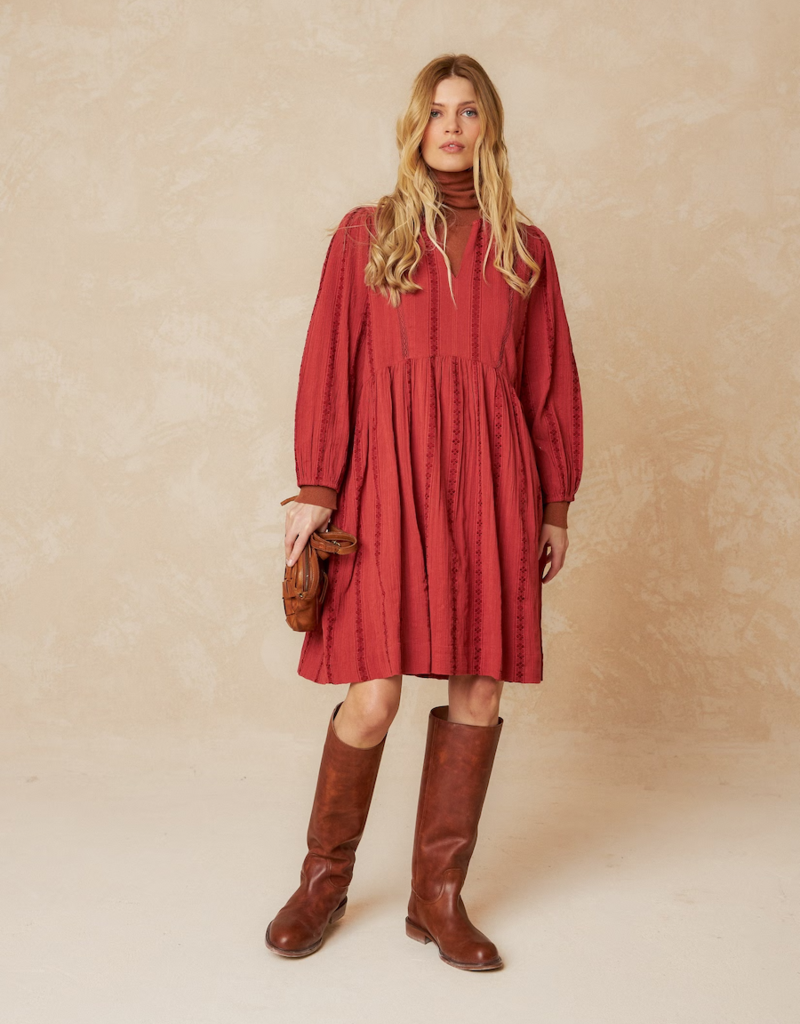 Indi and Cold Livvy Short Jaquard Dress
