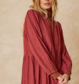 Indi and Cold Livvy Short Jacquard Dress *Two Colours*