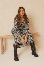 Indi and Cold Rey Printed Dobby Maxi Dress