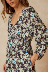 Indi and Cold Rey Printed Dobby Maxi Dress