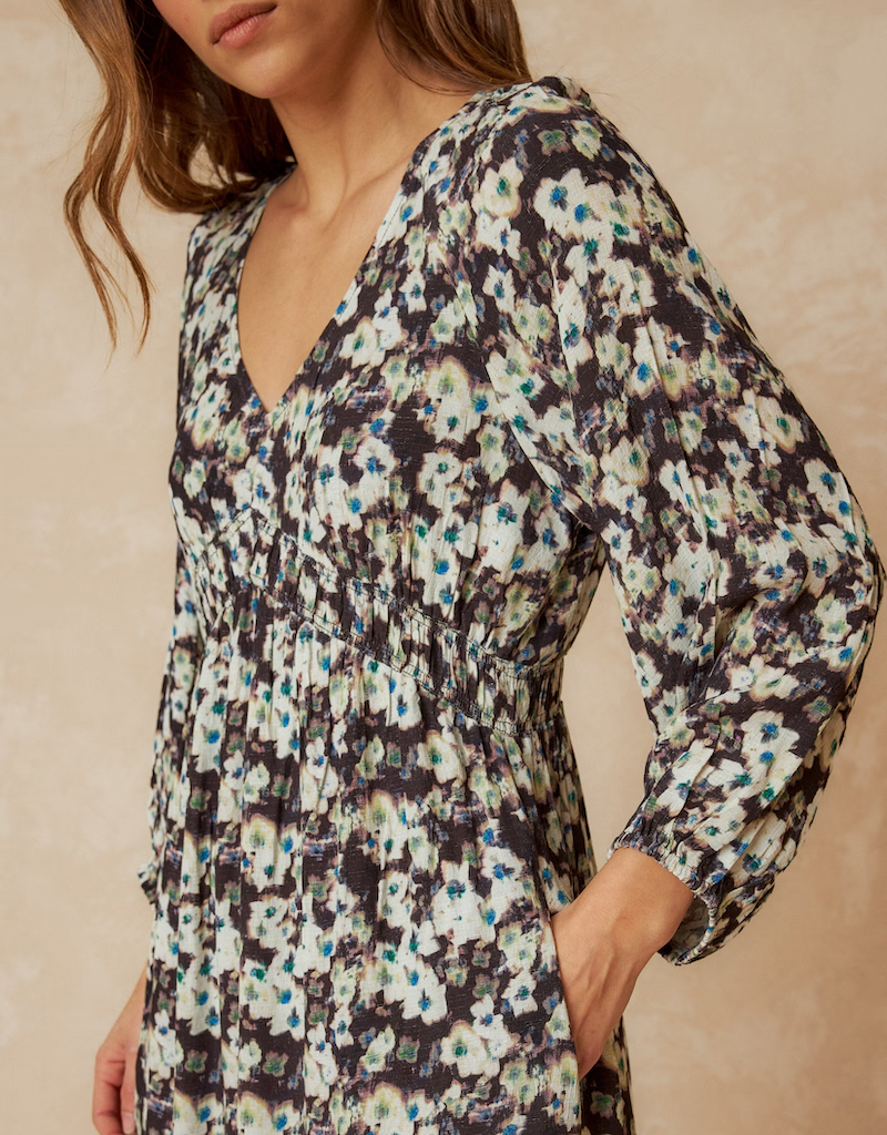 Indi and Cold Rey Printed Dobby Maxi Dress