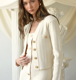 Adelyn Rae Gayle Knit Blazer Cardigan *Only One Left - XXL*
