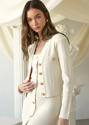 Adelyn Rae Gayle Knit Blazer Cardigan *Only One Left - XXL*