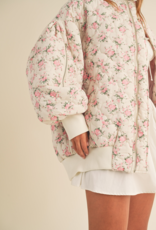 Mable Breanne Floral Bomber Jacket