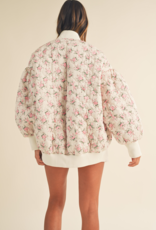 Mable Breanne Floral Bomber Jacket