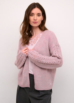Cream Niso Knit Cardigan