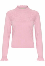 Cream Villea Knit Blouse
