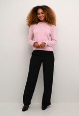 Cream Villea Knit Blouse