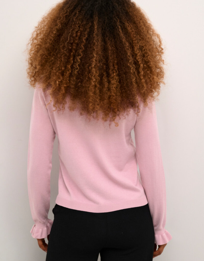 Cream Villea Knit Blouse
