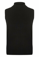 Cream Villea Mock Neck Vest