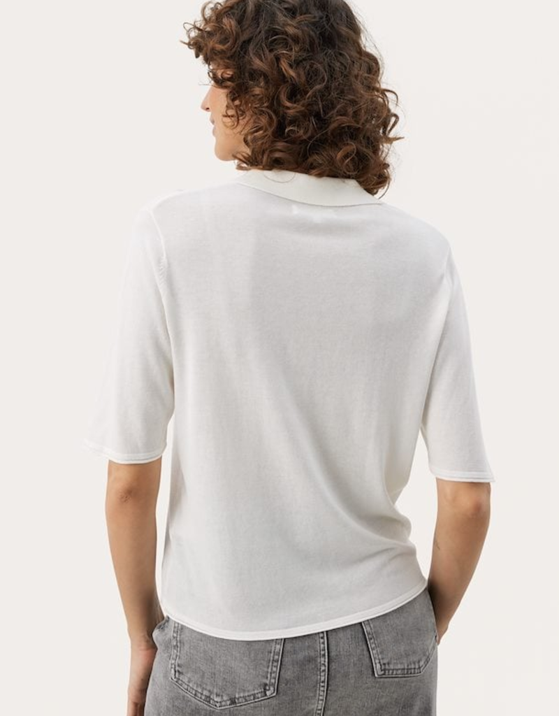 Part Two Jutine Lightweight Collared Knit