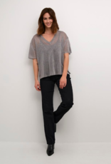 Kaffe Julia V-Neck Shimmer Tee