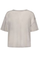 Kaffe Julia V-Neck Shimmer Tee