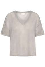 Kaffe Julia V-Neck Shimmer Tee