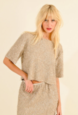 Molly Bracken Maribel Sequined Tee (FINAL SALE)