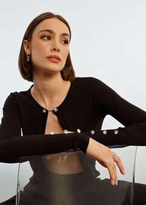 Molly Bracken Kaila Cropped Cardigan