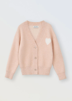 Molly Bracken Kids Peony Girls Oversized Cardigan