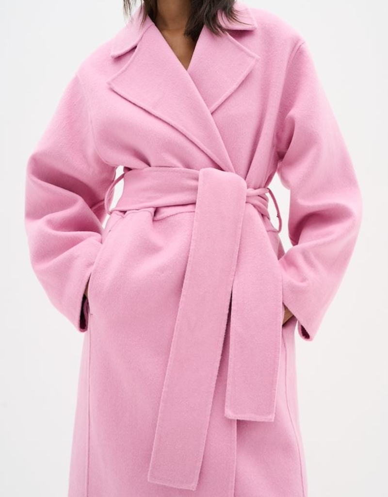 InWear Tilla Long Coat in Cashmere Rose (FINAL SALE)