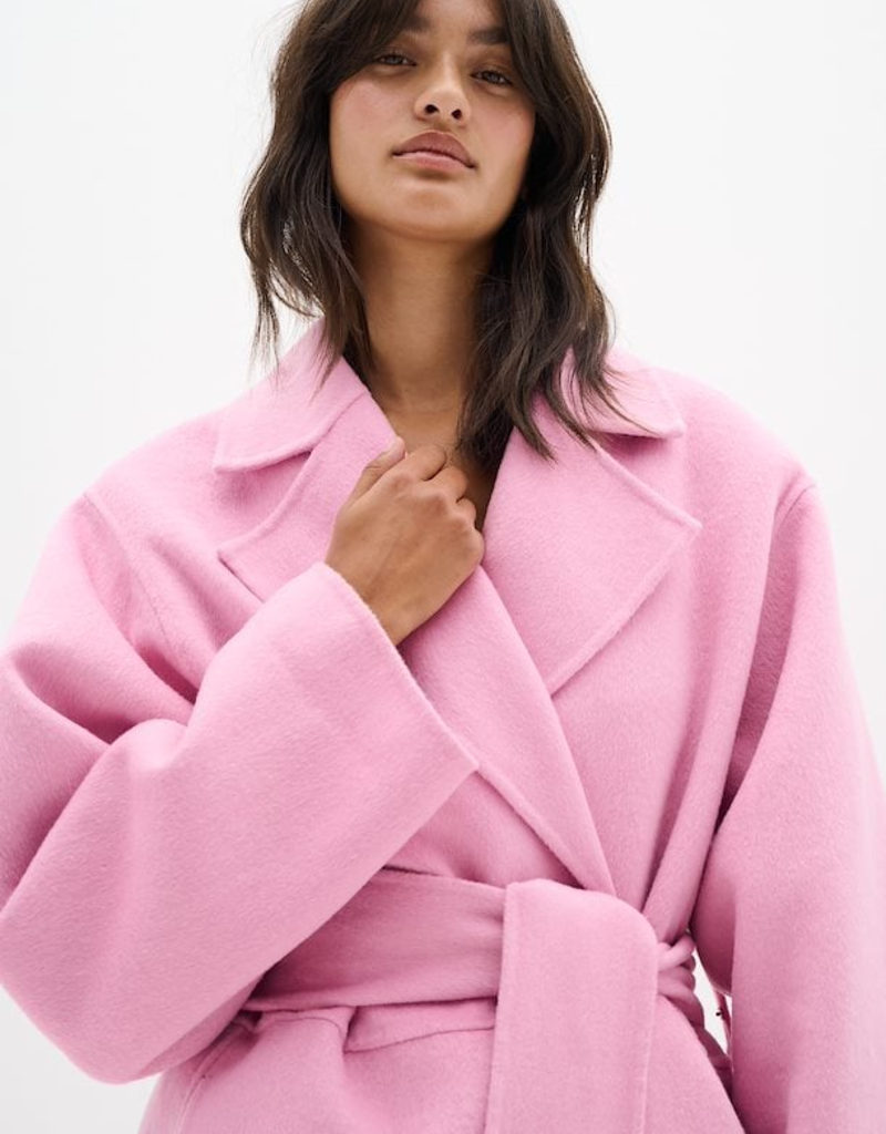 InWear Tilla Long Coat in Cashmere Rose (FINAL SALE)