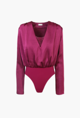Adelyn Rae Cassidy Pleated Bodysuit (FINAL SALE)