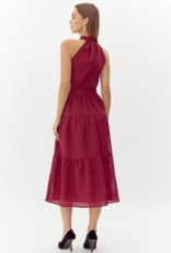 Adelyn Rae Angel Seersucker Halter Dress