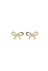 Lisbeth Notte Bow Detail 14K Studs