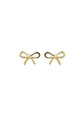 Lisbeth Notte Bow Detail 14K Studs