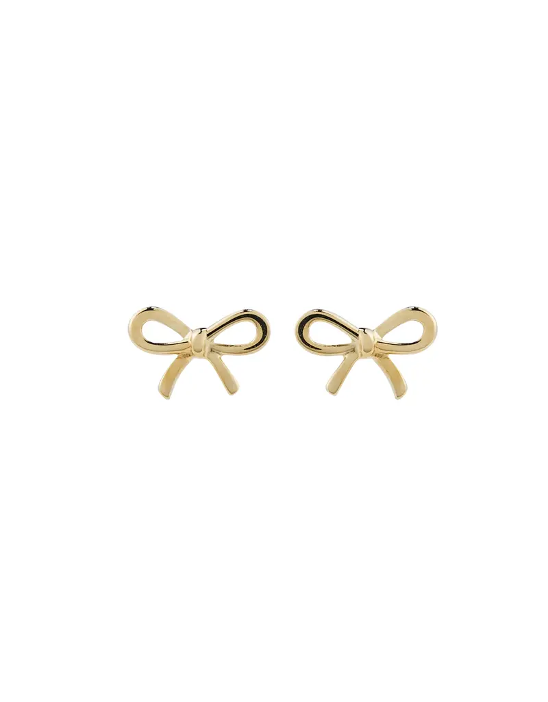 Lisbeth Notte Bow Detail 14K Studs