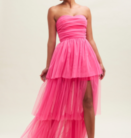 Luxxel Lara Tiered Tulle Maxi Dress *More Colours*