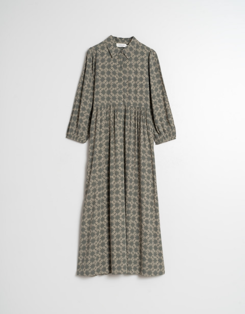 Indi and Cold Anneke Collared Maxi Dress
