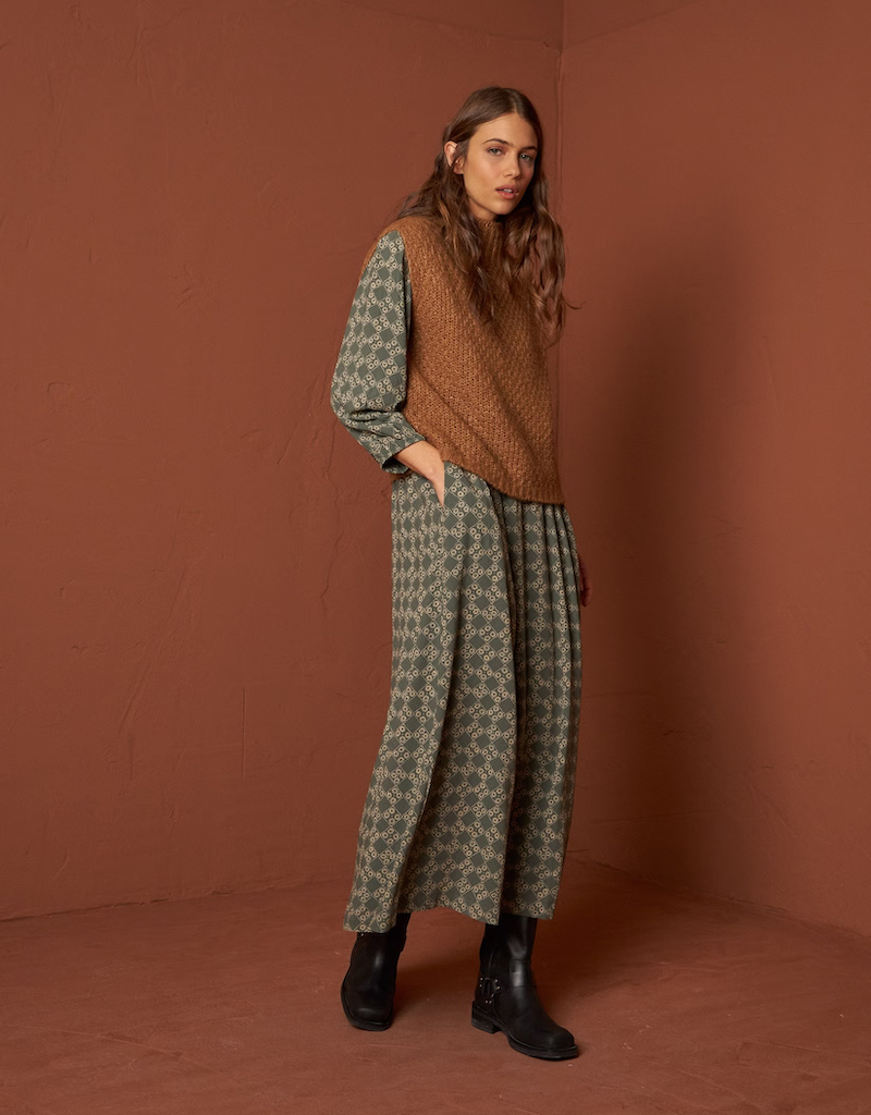 Indi and Cold Anneke Collared Maxi Dress (FINAL SALE)