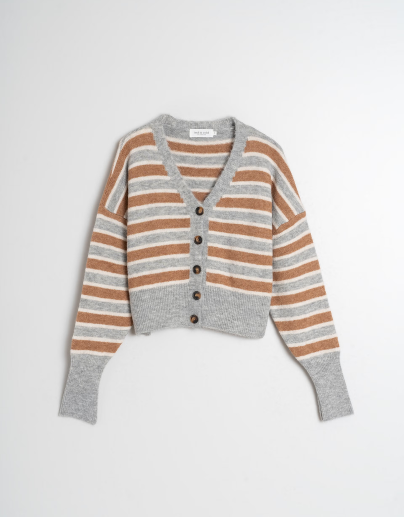 Indi and Cold Kenny Striped Cardigan