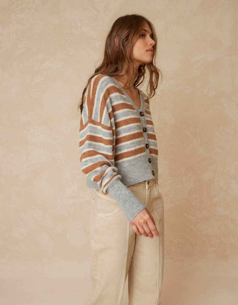 Indi and Cold Kenny Striped Cardigan