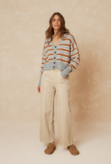 Indi and Cold Kenny Striped Cardigan