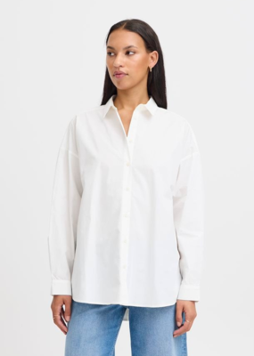 ICHI Sadia Crisp Button-Up Shirt