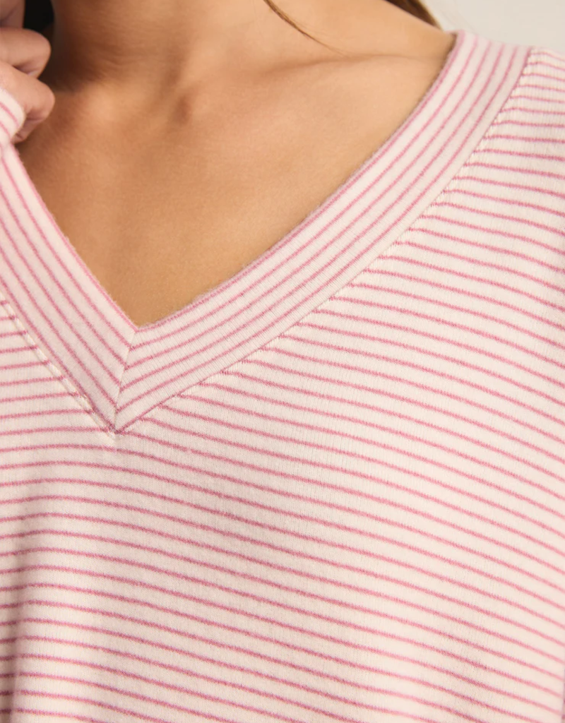 Z-Supply Stay Cozy Stripe Long Sleeve Top