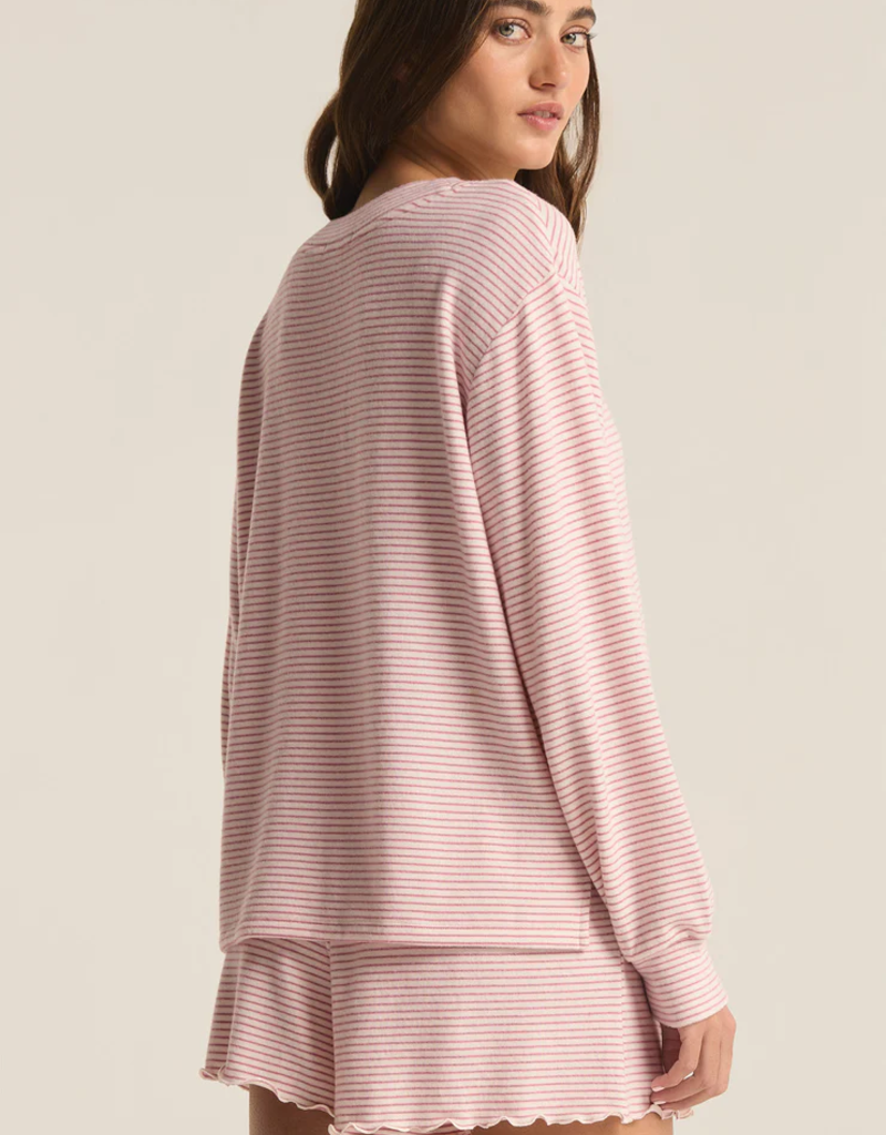 Z-Supply Stay Cozy Stripe Long Sleeve Top