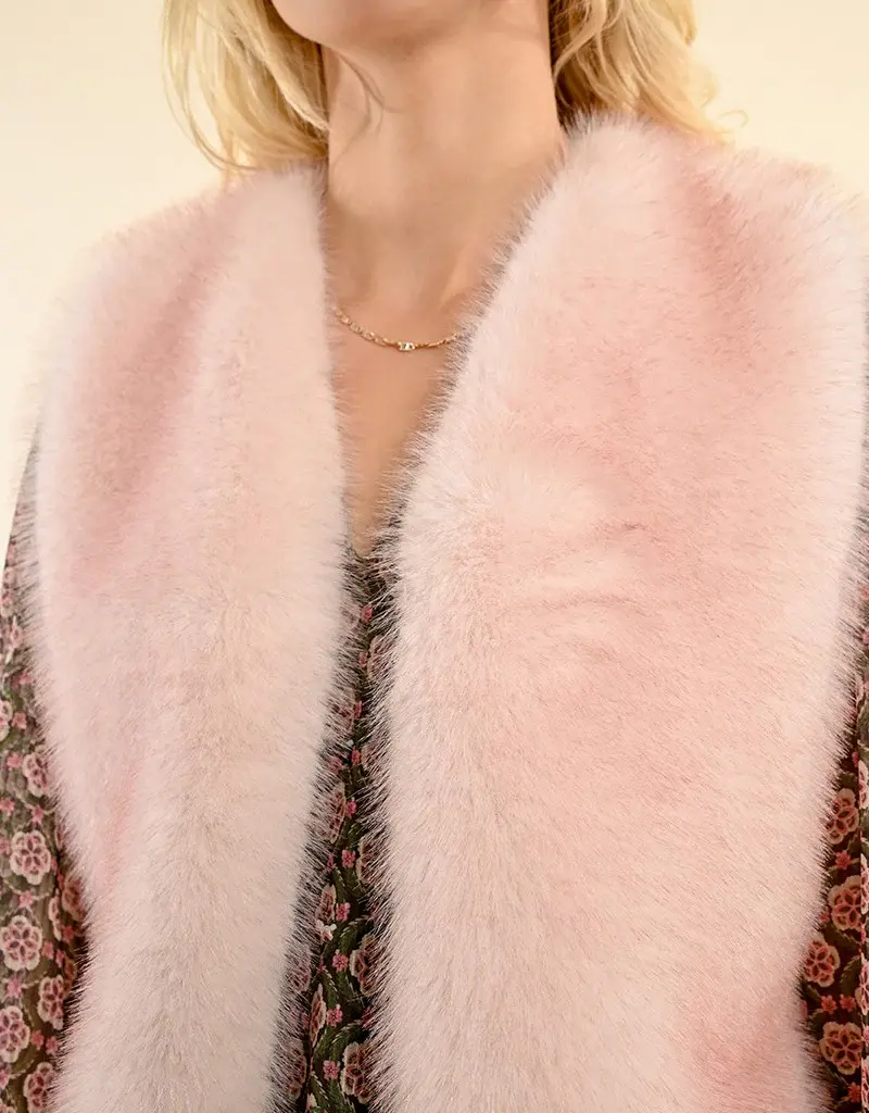 Molly Bracken Fabbie Faux Fur Vest (FINAL SALE)