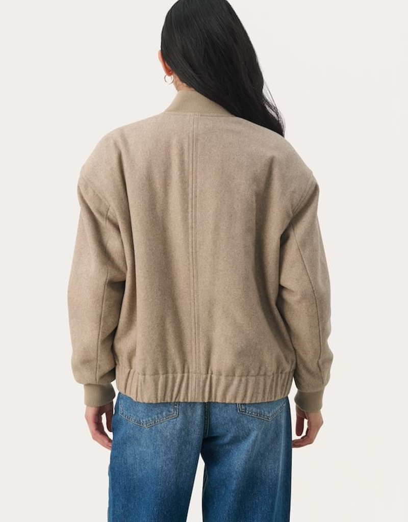 Part Two Layla Wool Bomber Jacket
