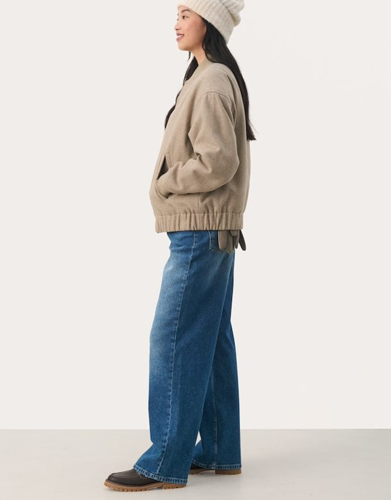 Part Two Layla Wool Bomber Jacket